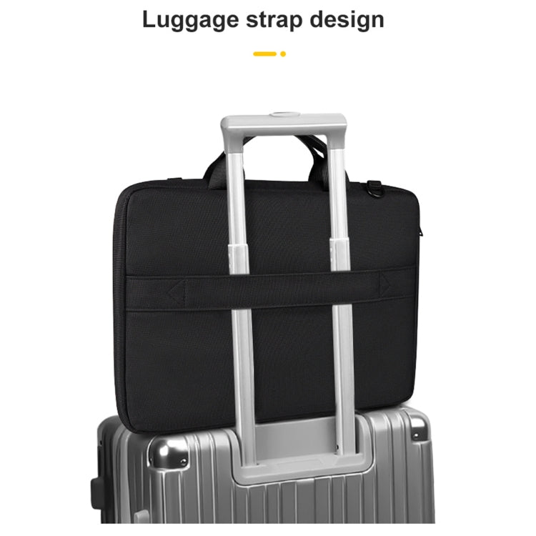 ST11 Polyester Thickened Laptop Bag with Detachable Shoulder Strap, Size:14.1-15.4 inch(Pink)