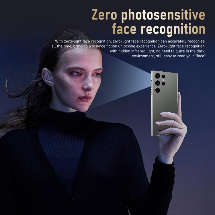 S24 Ultra / M106, 3GB+64GB, Face ID Identification, 6.75 inch Android 8.1 MTK6753 Octa Core, Network: 4G, Dual SIM (Grey)