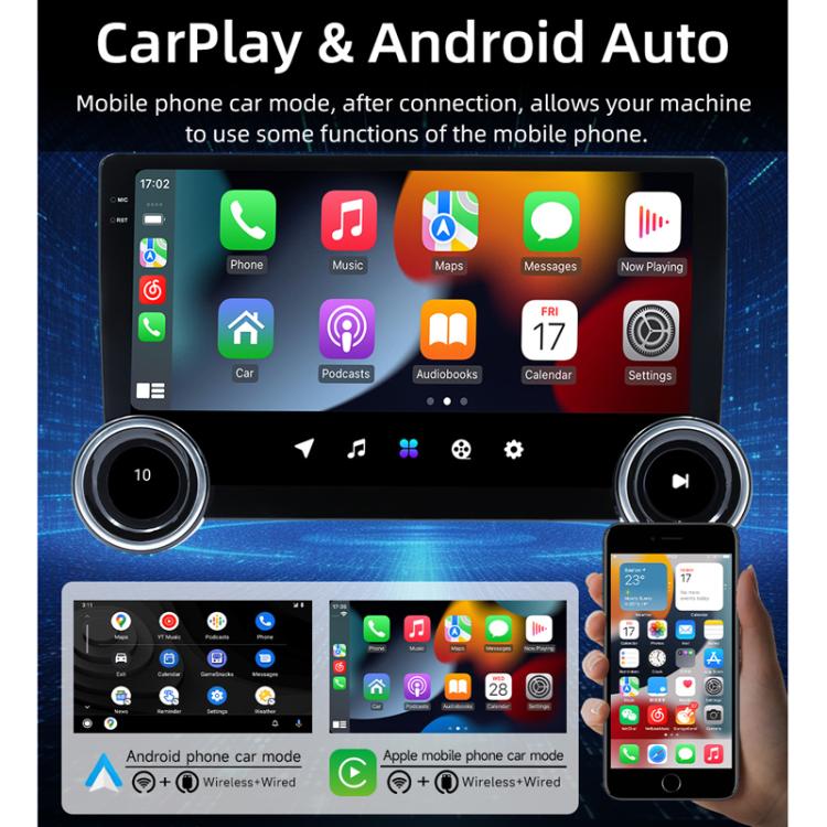 10.1 inch IPS Display + 2.5D Touch Screen Bluetooth FM Radio Car Navigation Machine, Memory: 2+64G