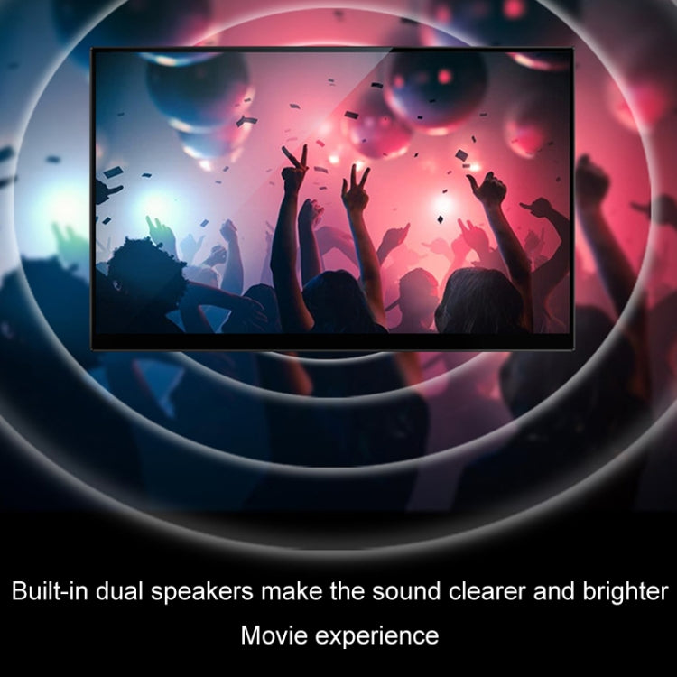 13.3 inch Touch Version 4K Portable External Extended Screen Display For Switch/PS5/Mobile Phone/Computer(UK Plug)