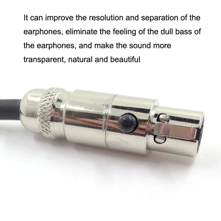 1.2m For K240 / K141 / K271 / K702 / Q701 / K712 Headphone Cable Mini Cartoon Head Upgrade Line(Black)