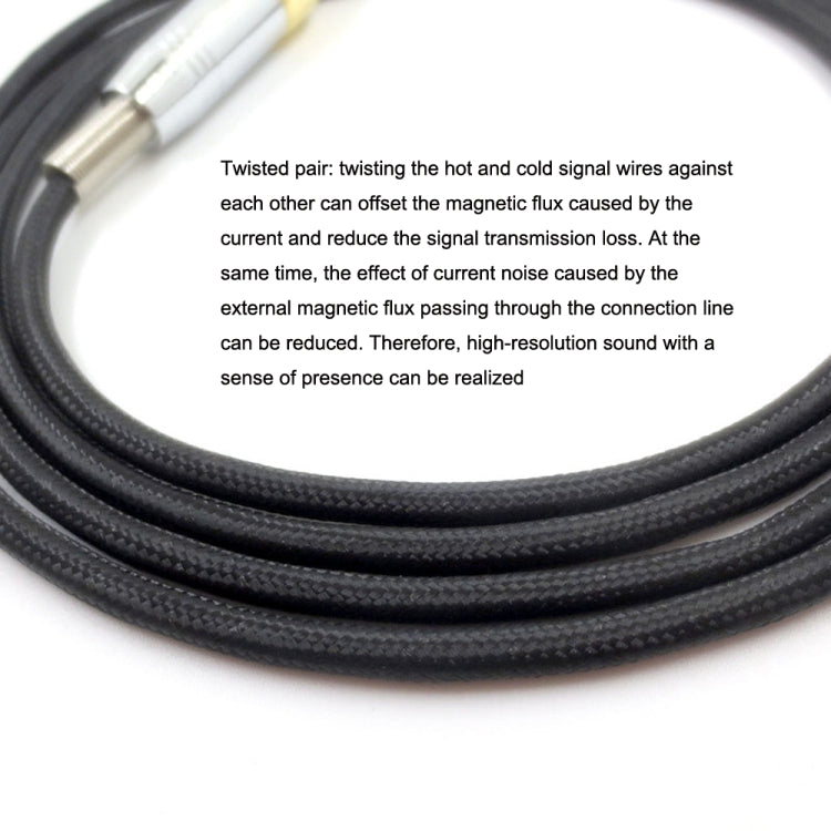 2m For K240 / K141 / K271 / K702 / Q701 / K712 Headphone Cable Mini Cartoon Head Upgrade Line(Black)