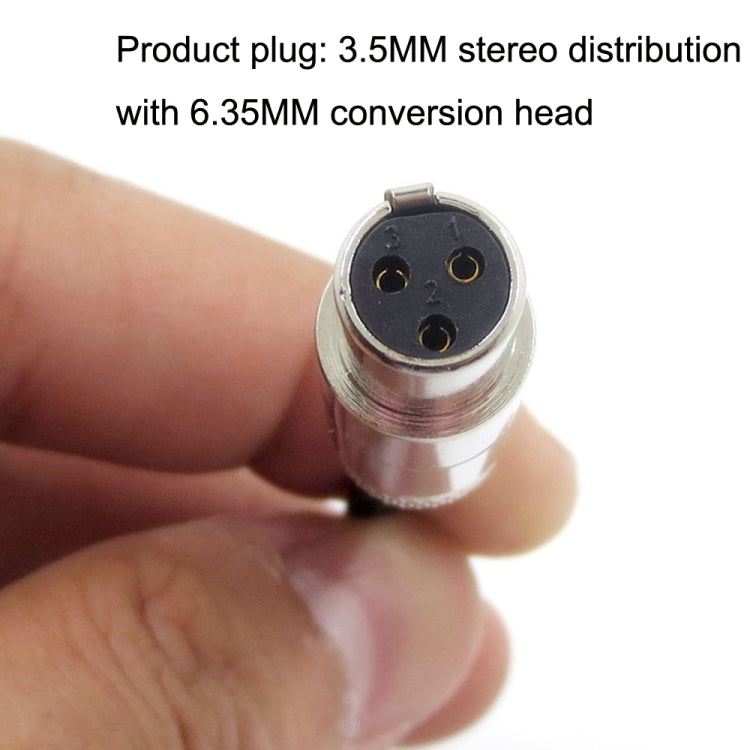 2m For K240 / K141 / K271 / K702 / Q701 / K712 Headphone Cable Mini Cartoon Head Upgrade Line(Black)