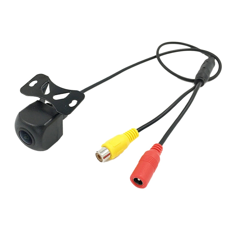 Universal Reversing Camera HD Wide Angle 12V Water-resistant Starlight Night Vision Car Camera(Black)