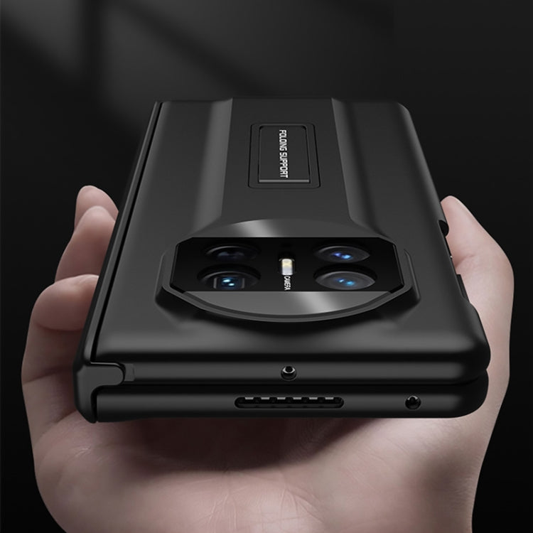 For Huawei Mate X3 GKK Integrated Magnetic Folding Hinge Supercar Phone Case(Black)