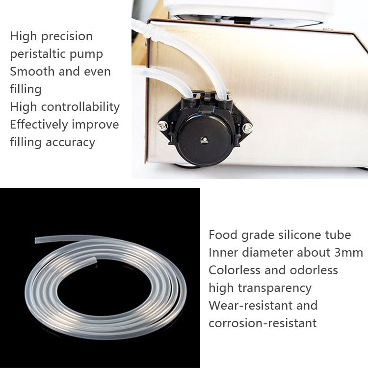 Peristaltic Pump Quantitative Liquid CNC Sub-packaging Micro-filling Machine, EU Plug