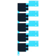 5pcs LCD Flex Cable Heat Sink Sticker for Apple Watch Series 6 44mm - Adhesive Sticker by PMc TechLife | Online Shopping South Africa | PMc TechLife | Buy Now Pay Later Mobicred
