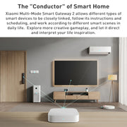 Original Xiaomi Multimode Smart Home Gateway 2 WiFi BT ZigBee RJ45 Connect(White)