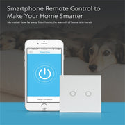 NEO NAS-SC02W Wireless WiFi EU Smart Light Control Switch 2Gang