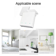 3 Buttons Intelligent Switch Smart Wall Switch (White)