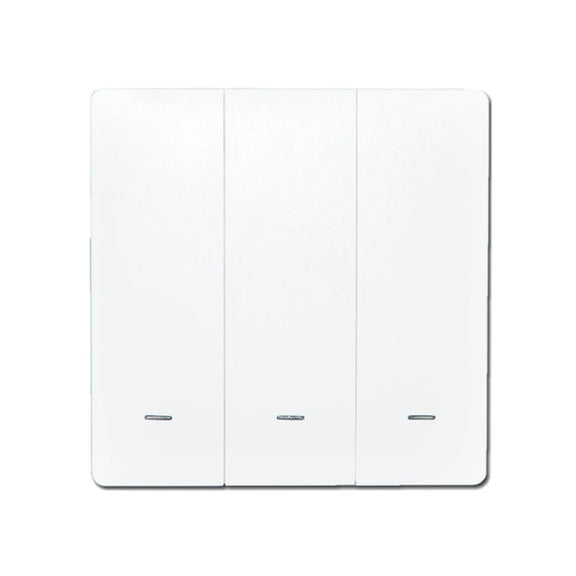 3 Buttons Intelligent Switch Smart Wall Switch (White)