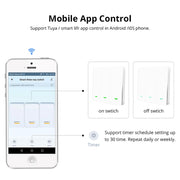 3 Buttons Intelligent Switch Smart Wall Switch (White)
