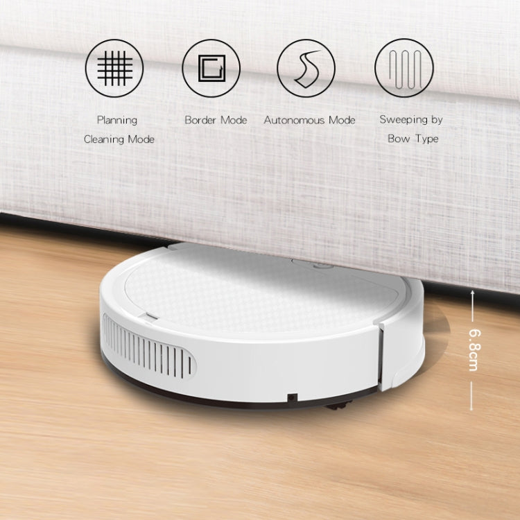 BOWAI OB8S Household Intelligent Path Charging Sweeping Robot (White)