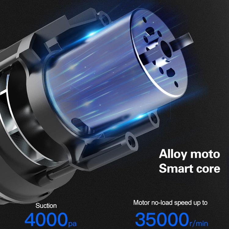 Car / Household Wireless Portable 90W Handheld Powerful Vacuum Cleaner (Navy Blue)
