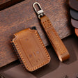 For Chevrolet GMC / Colorad 4-button C159 Car Key Leather Protective Case(Brown) - Car Key Cases by PMC TechLife | Online Shopping South Africa | PMC TechLife | Buy Now Pay Later Mobicred