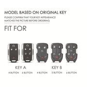 For Chevrolet GMC / Colorad 6-button C160 Car Key Leather Protective Case (Brown)