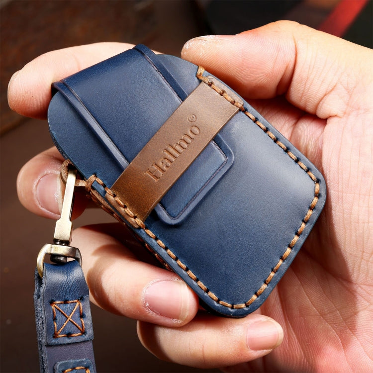 For Cadillac / CT5 / CT6 / XT6 C088 Car Key Leather Protective Case (Black)