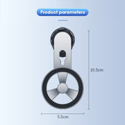F73 MagSafe Magnetic Suction 360 Degree Rotating Car Phone Holder (Black)