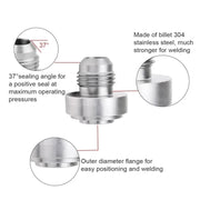 AN20 Car Oil Pipe Joint Breathable Pot Connector