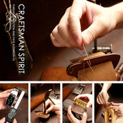 For Kia 5-button Hallmo Car Cowhide Leather Key Protective Cover Key Case(Blue)