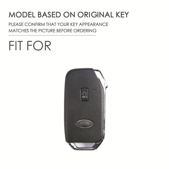 For Kia Sorento / Seltos 2021 / K5 Hallmo Car Cowhide Leather Key Protective Cover Key Case(Brown)