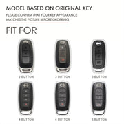 For Nissan Teana / Ariya 2-button Hallmo Car Cowhide Leather Key Protective Cover Key Case(Blue)
