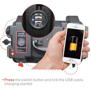 Outdoor Portable Multifunctional Battery Box 12V USB Output Emergency Power Supply