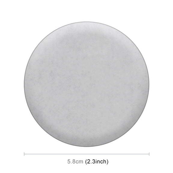 4 in 1 Car Four Leaf Clover Pattern Wheel Hub Decorative Sticker, Diameter: 5.8cm
