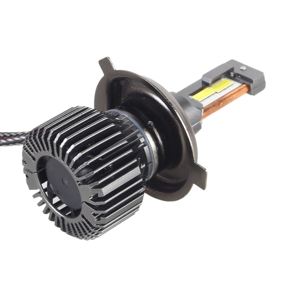 K11 1 Pair H4 12V / 75W / 6000K / 9000LM Car LED Headlight (White Light)