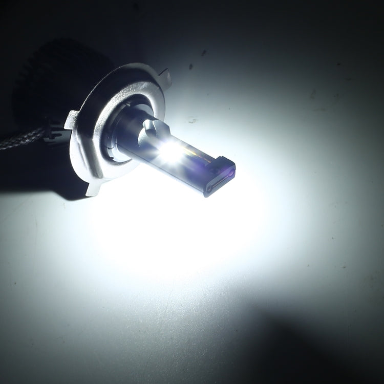K11 1 Pair H4 12V / 75W / 6000K / 9000LM Car LED Headlight (White Light)
