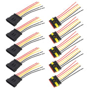 10pcs 6P Car Water-resistant Plug Car Connector Plug-In, Length���10cm