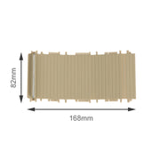 For BMW 3 Series E46 Left Driving Car Center Console Water Cup Holder Cover 51167038334(Beige)