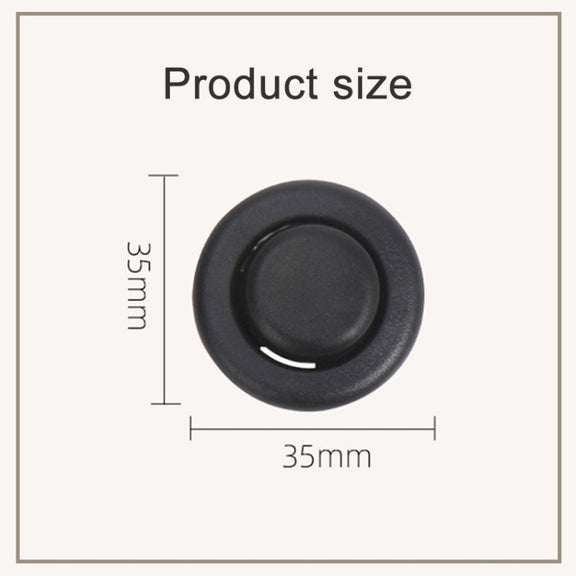 For BMW E90 / F18 Left Driving Car Rear Seat Headrest Switch Button 52207251368-1(Black)
