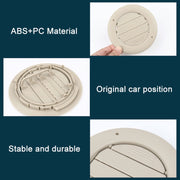 For Ford Edge Left-hand Drive Car Roof Air Conditioner Air Outlet (Beige)