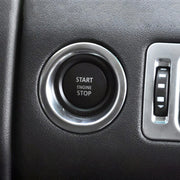 One-key Start Engine Stop Switch Button for Land Rover Range Rover / Discovery, Left Driving(Red)