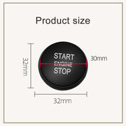 One-key Start Engine Stop Switch Button for Land Rover Range Rover Executive, Left Driving (Green)