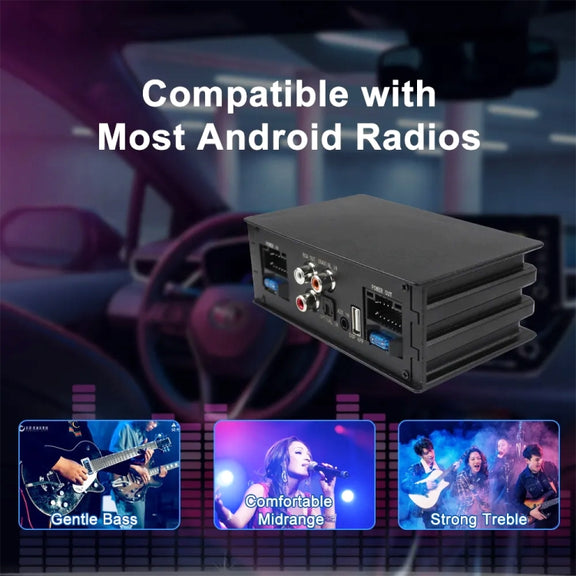 9-16V 15A 200W Car DSP Sound Amplifier for Android MP5