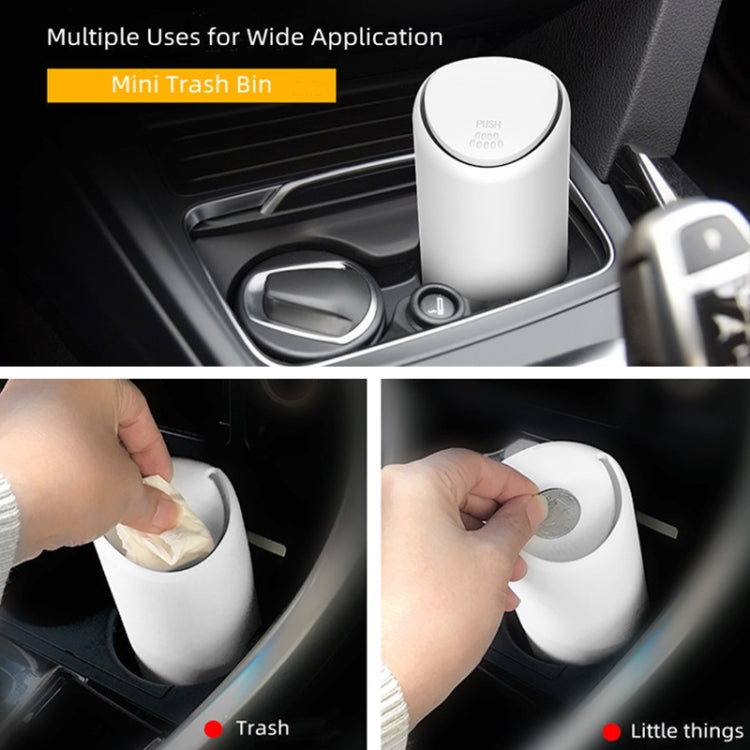 3R-2114 Car Multifunctional Mini Trash Can (Black)