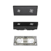 For BMW 3 Series E84 E90 F25 X3 Car Air Conditioner Panel Switch Button Air Volume Key 6411 9344 143-MA