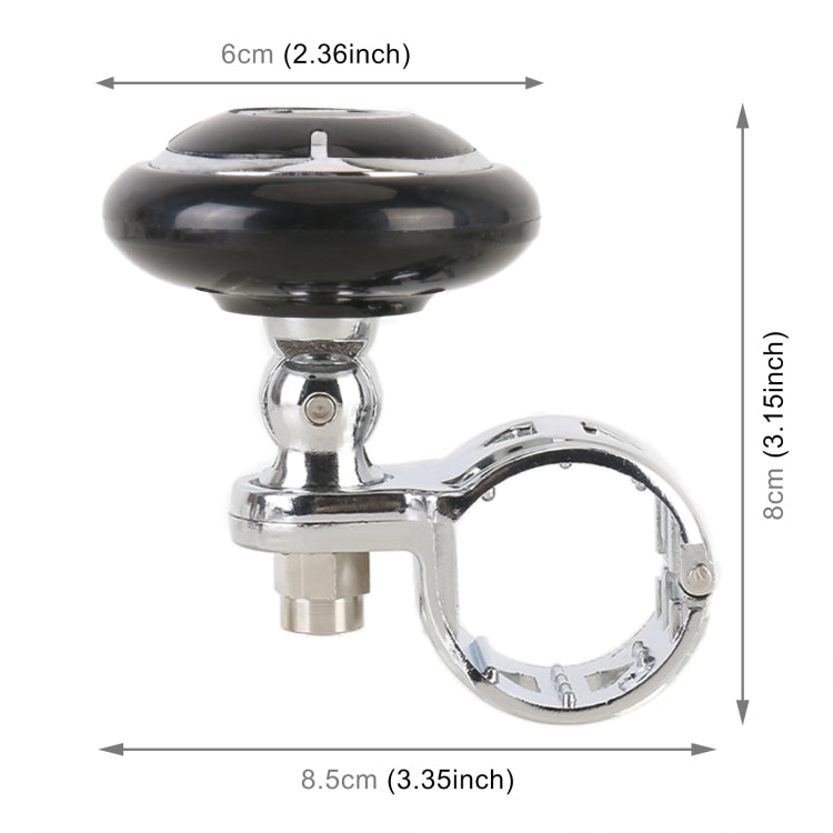 YI-71 Car Steering Wheel Booster Ball Car Power Handle (Black)