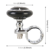 YI-71 Car Steering Wheel Booster Ball Car Power Handle (Black)