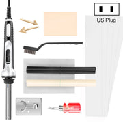 100W Electric Soldering Iron Plastic Welding Machine Car Bumper Repair Plier, US Plug (White)
