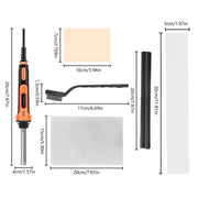 100W Electric Soldering Iron Plastic Welding Machine Car Bumper Repair Plier, EU Plug (White)