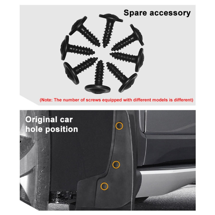 For BMW X5 E53 2002-2007 4pcs/Set Car Auto Soft Plastic Splash Flaps Fender Guard