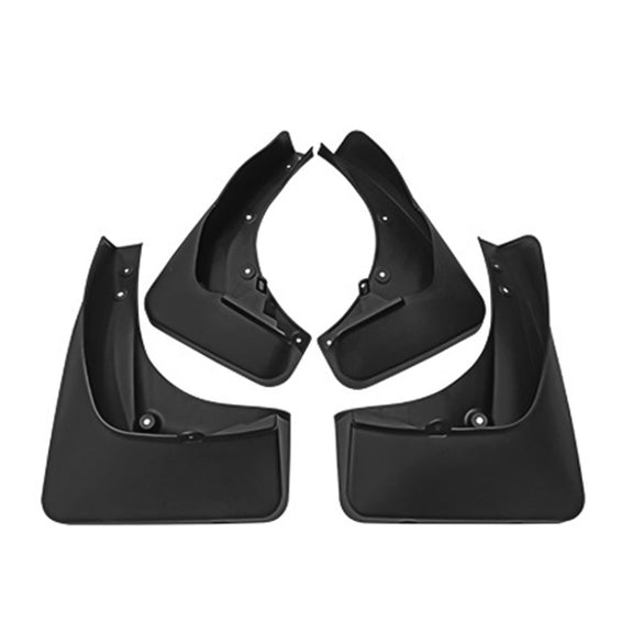 For BMW X5 E70 F15 Normal Edition 2008-2018 4pcs/Set Car Auto Soft Plastic Splash Flaps Fender Guard with Pedal