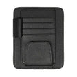 Multifunctional Car Litchi Pattern Glasses Holder Sun Visor Bill Holder (Black) - Sunglasses & Glasses Clips by PMC TechLife | Online Shopping South Africa | PMC TechLife
