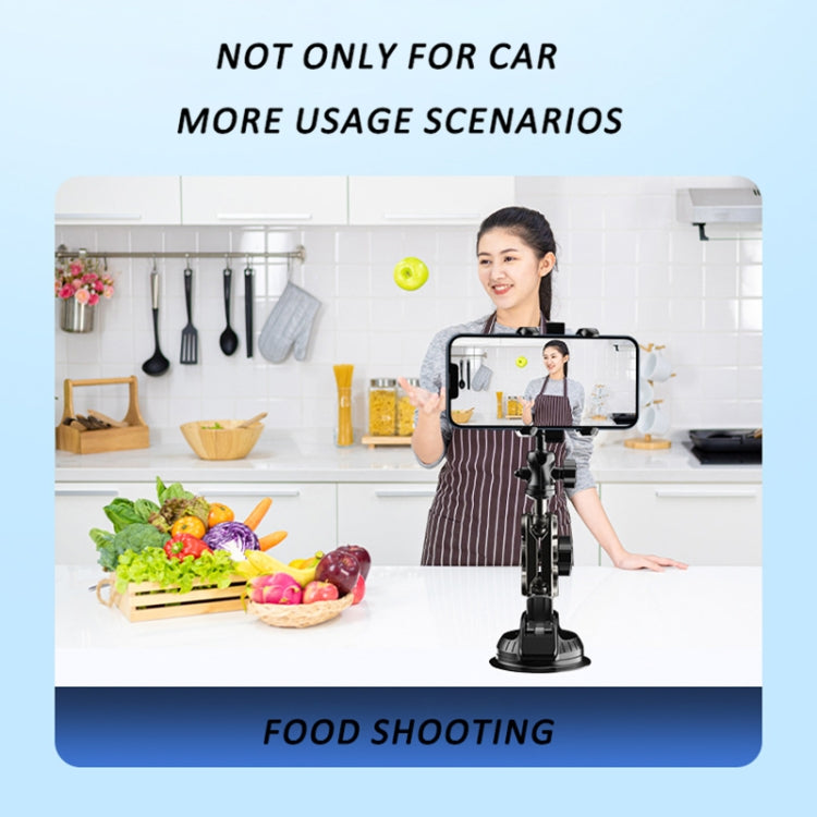 Car Universal Overhead Camera Suction Cup Phone Holder, Short Style