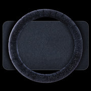 Round Style Car Universal Self Heating Plush Warm Anti-skid Steering Wheel Cover, Diameter: 38cm (Black)