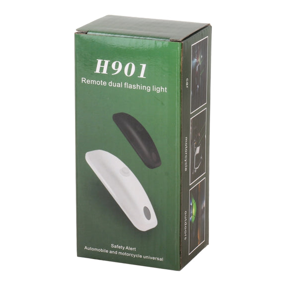 H901 Car Remote Pilot Light Warning Light Dual Flash Light (White)