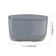 HT-0188 Car Air Outlet Ashtray Storage Box Auto Side Door Hanging Garbage Glove Box (Grey)